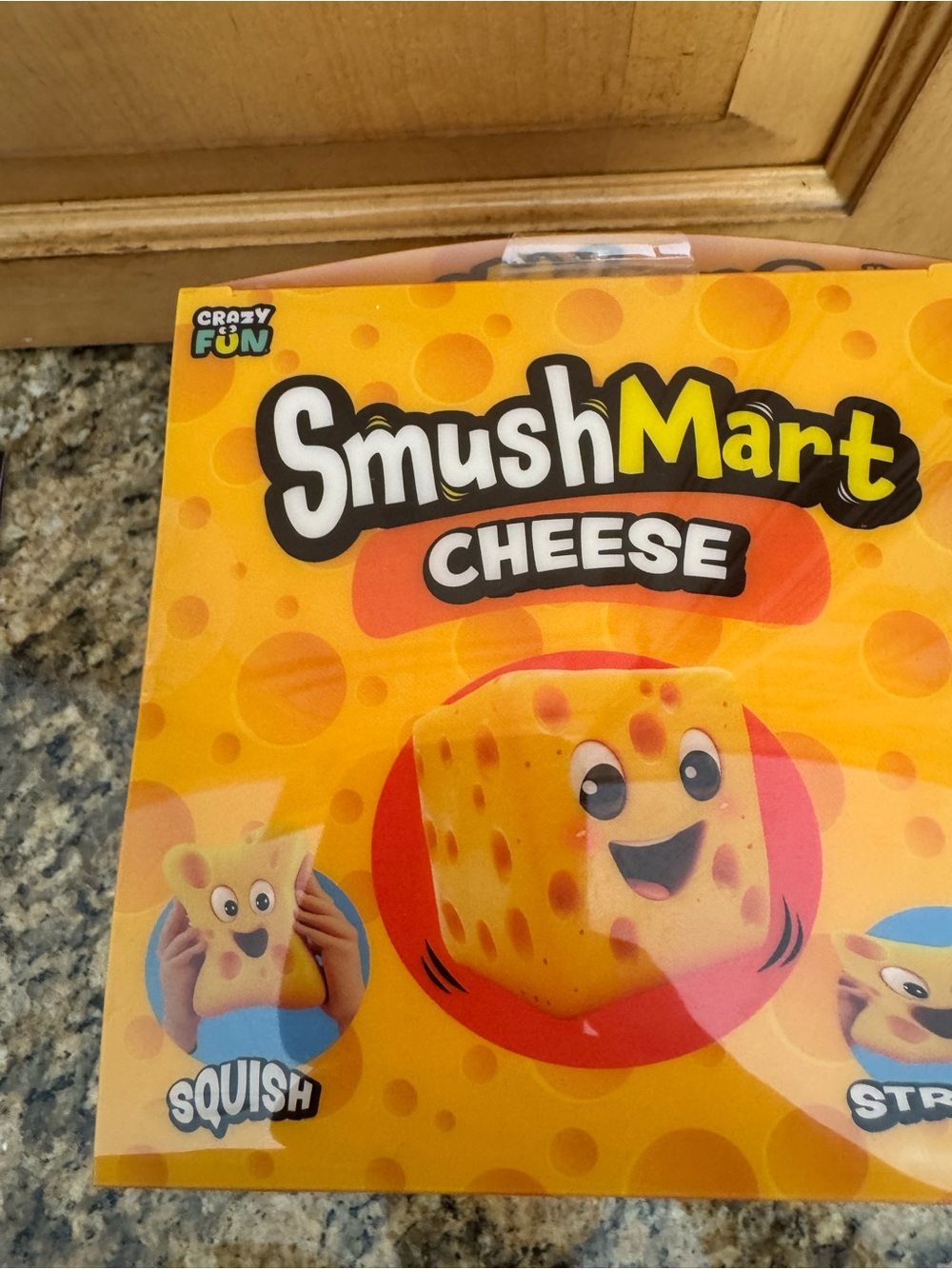 Cheese Squishy Toy - Yellow RMS - Picture 3 of 4